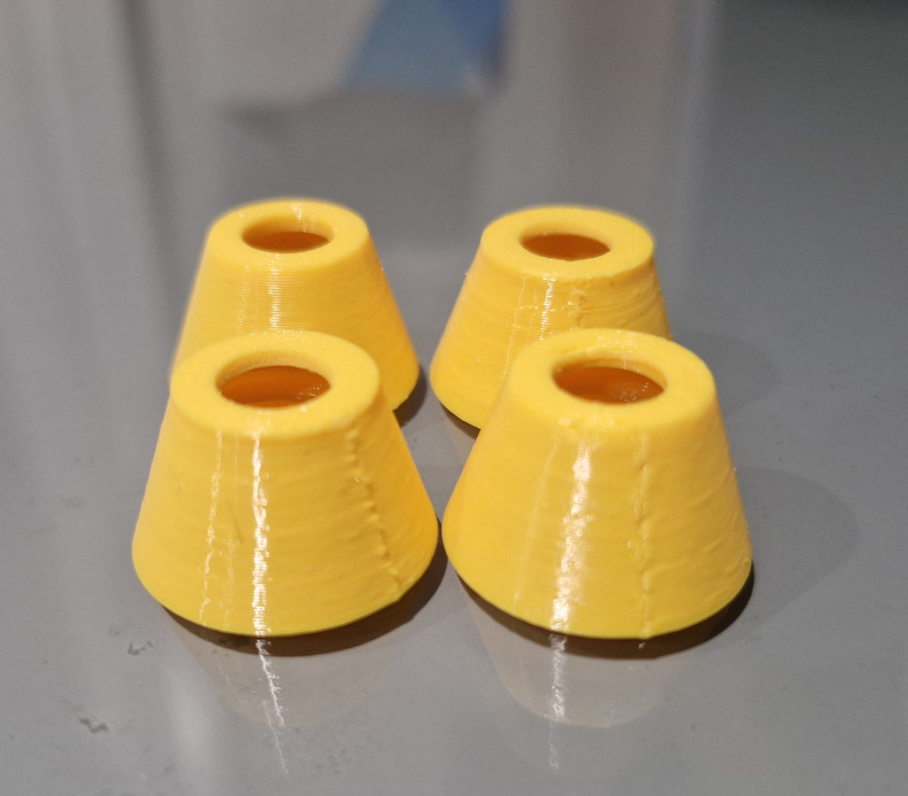 Round Asian Hornet trap spare caps 5 of Yellow
