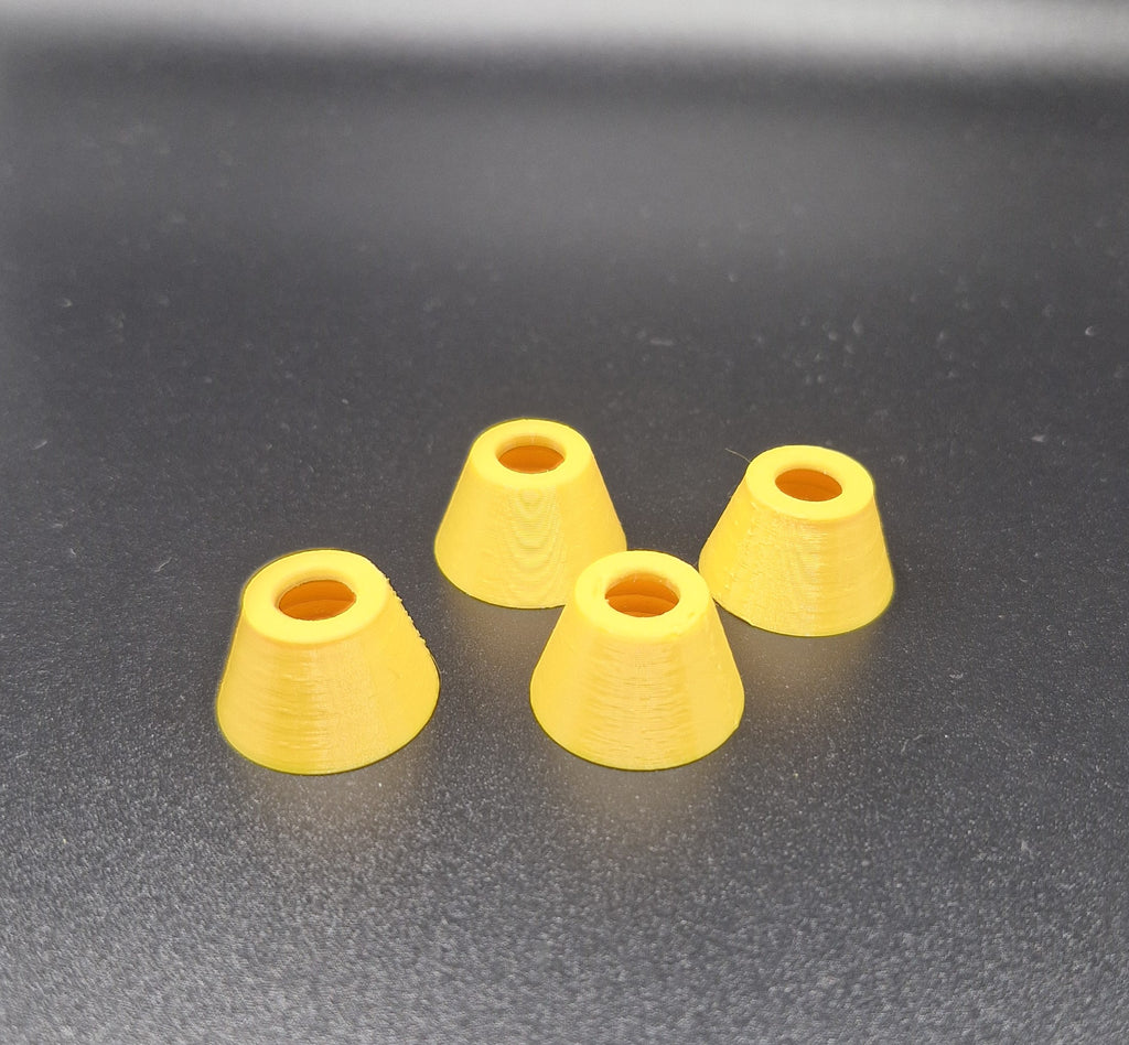 Round Asian Hornet trap spare caps 5 of Yellow
