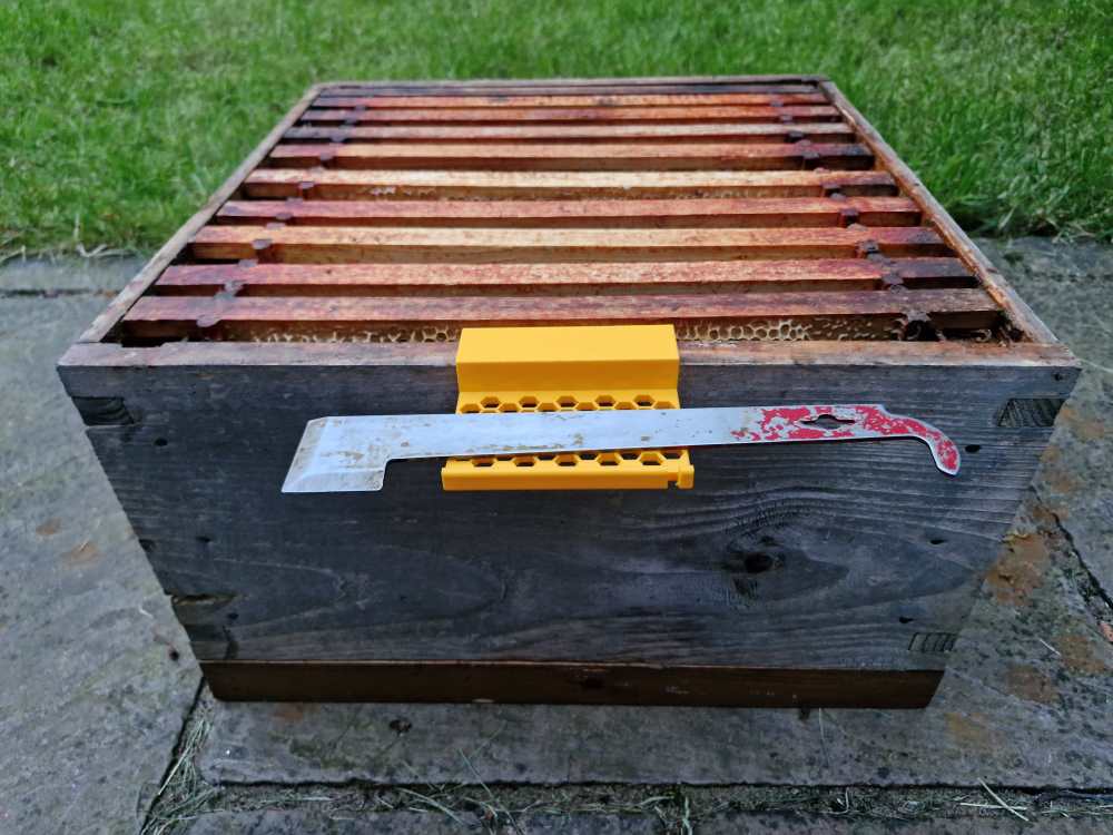 Bee Shelf, Tool Support Holder for BeeKeeping