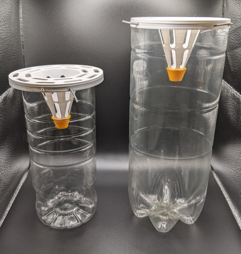 Round Asian Hornet trap (workers and Queen trap), works with Any plastic Bottle