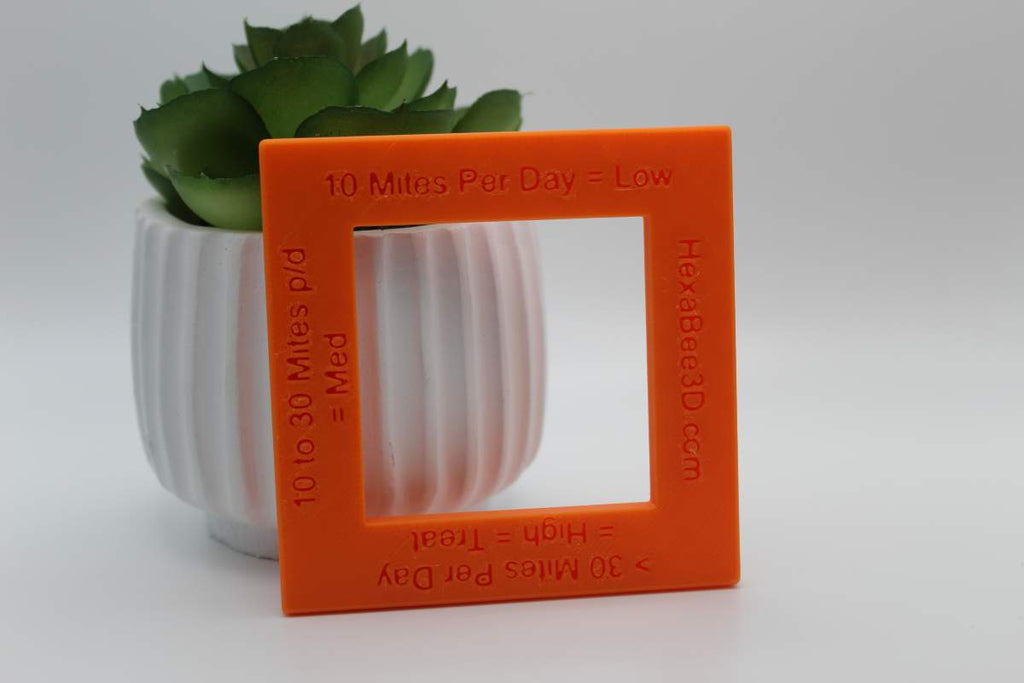 Bee Hive Varroa Mite Counter Ruler Tool