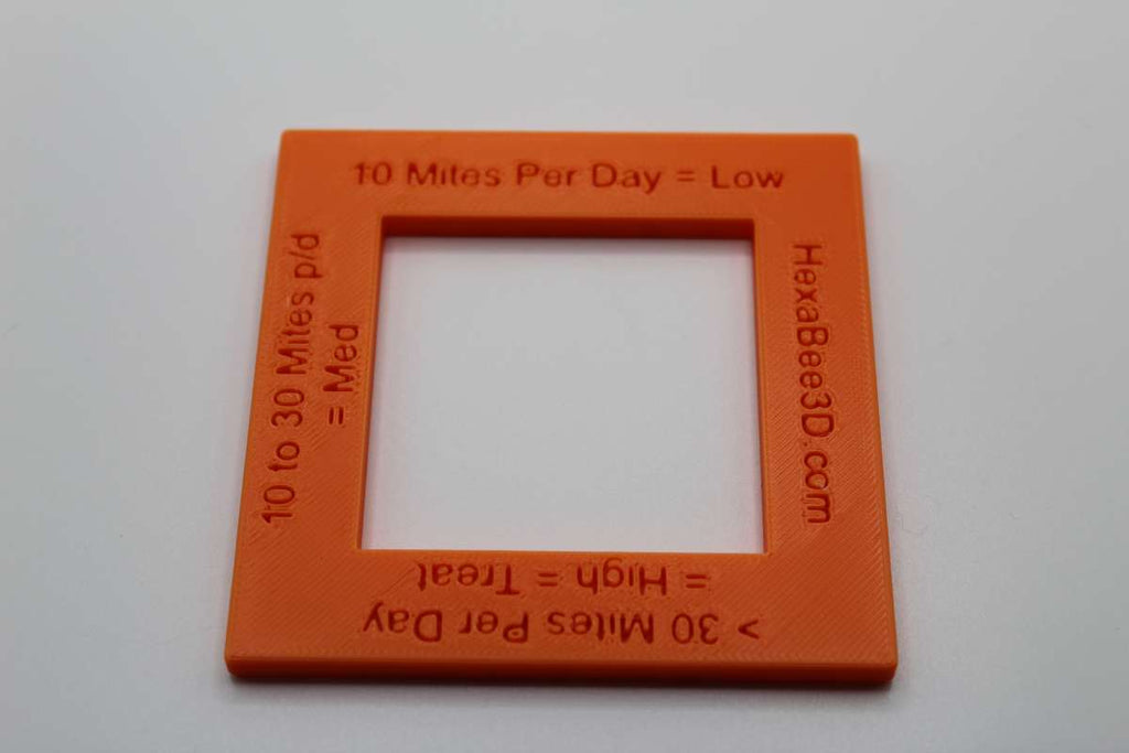 Bee Hive Varroa Mite Counter Ruler Tool