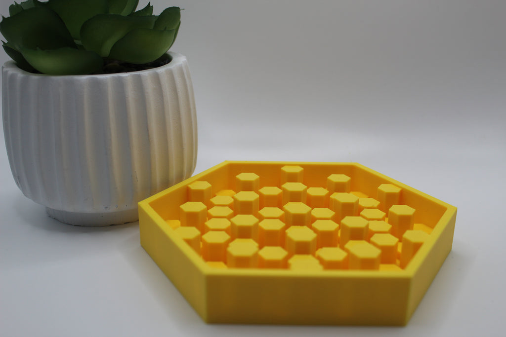 Honey Comb Bee Water feeder bowl , bee friendly, Bee safe